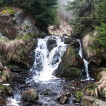 Vodopád Chomutovky v Bezručově údolí