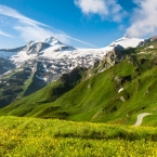Zillertalské Alpy od chaty Tuxer-Joch-Haus