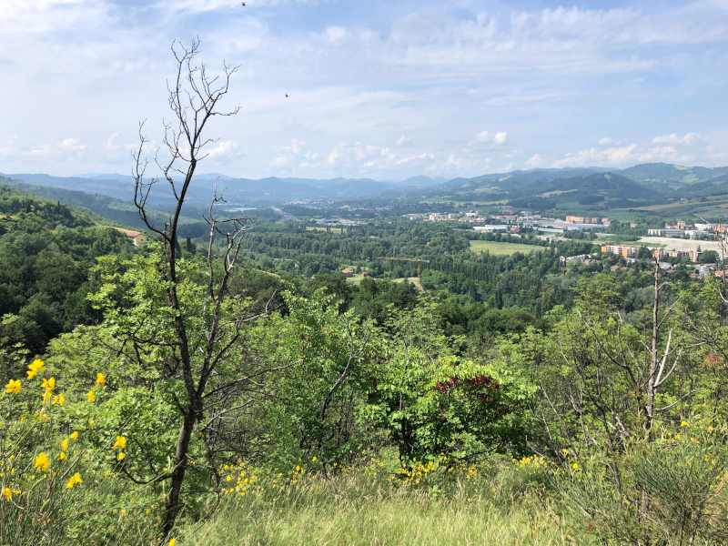 Jeden z mnohých výhledů na Apeniny